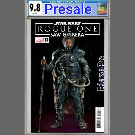 Star Wars Rogue One Saw Gerrera #1 CGC 9.8 Forest Whitaker Photo Variant PRESALE
