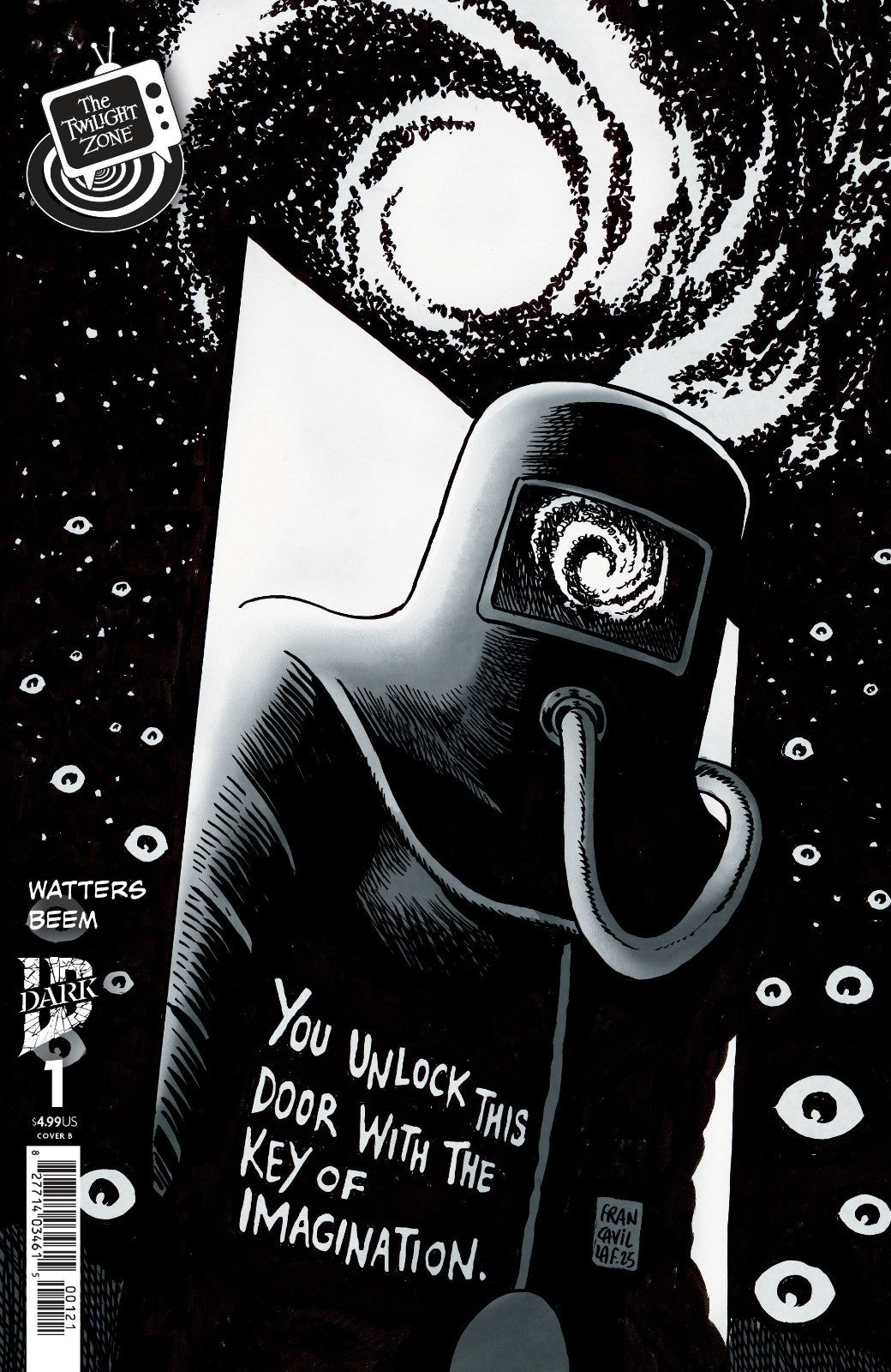 The Twilight Zone #1 Cover A B C D Variant Set 1:25 1:50 Option IDW Presale 9/24