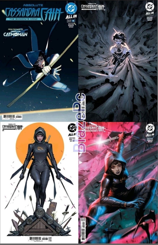 Absolute Cassandra Cain Shadows Hand #1 A B C D Variant Set Options Presale 9/16