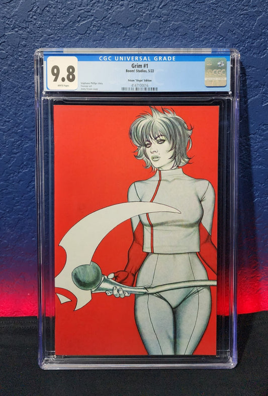 Grim #1 CGC 9.8 1:100 Jenny Frison Virgin Variant Phillips Boom! Studios 2022