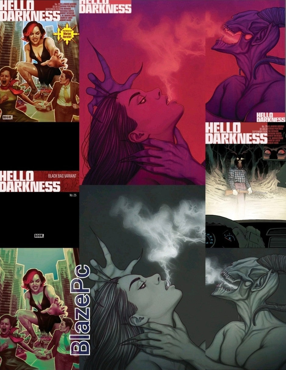 Hello Darkness #25 Cover A B C D I J LCSD Blind Variant Set Options Boom! NM