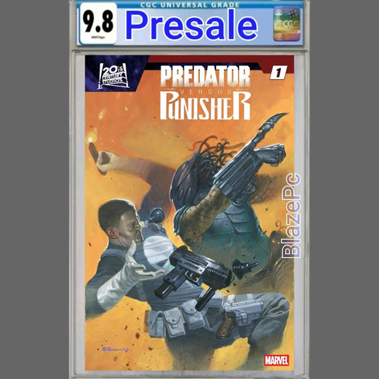 Predator Vs Punisher #1 CGC 9.8 1:25 Fabrizio De Tommaso Variant 2026 PRESALE