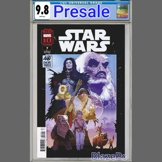 Star Wars #7 CGC 9.8 E.M. Gist Battle For Endor 40th Ann Variant 2025 PRESALE