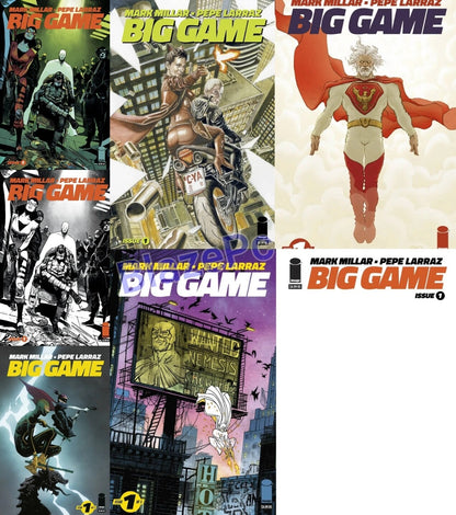 Big Game #1 Cover A B C D E F G Variant Set Options Image Comics Millar 2023 NM