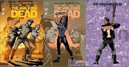 Walking Dead Deluxe #120 Cover A B C Variant Set Option 2025 Presale 9/3