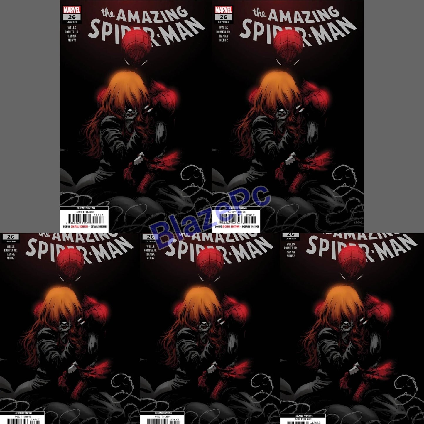 Amazing Spider-Man #26 2nd Print Variant Bundle Options Andrews Marvel 2023 NM