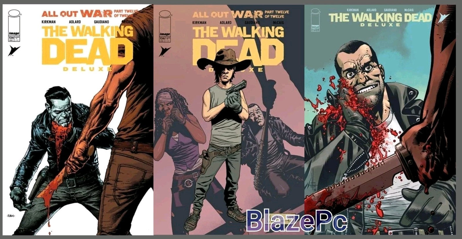 Walking Dead Deluxe #126 Cover A B C Variant Set Options Image 2025 Presale 12/3
