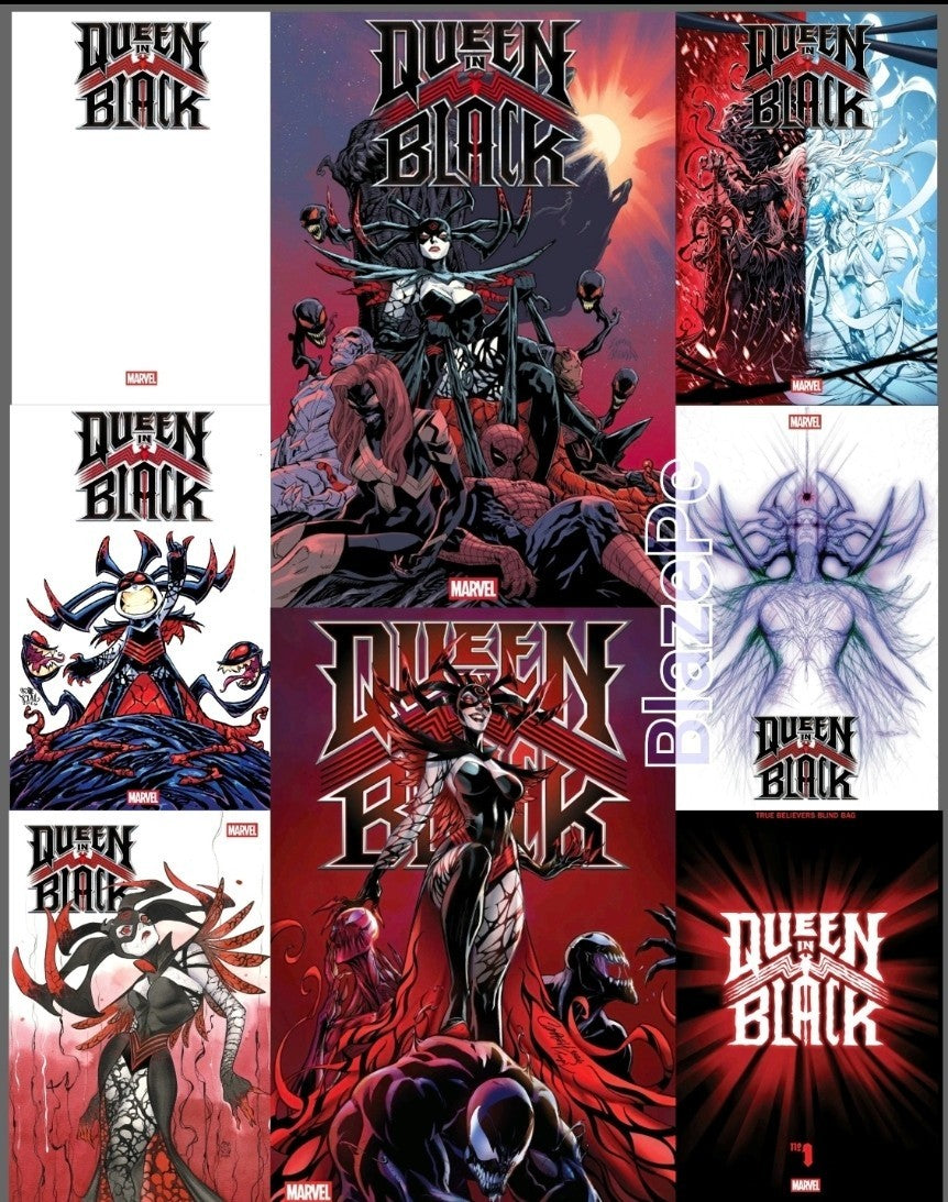 Queen In Black #1 A B C D E F G H Variant Set 1:25 50 100 200 Option Presale 7/1