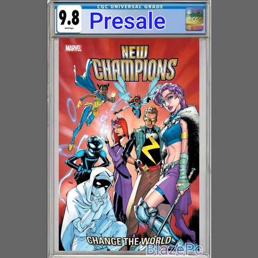 New Champions #1 CGC 9.8 Gleb Melnikov Cover A Variant 2025 PRESALE