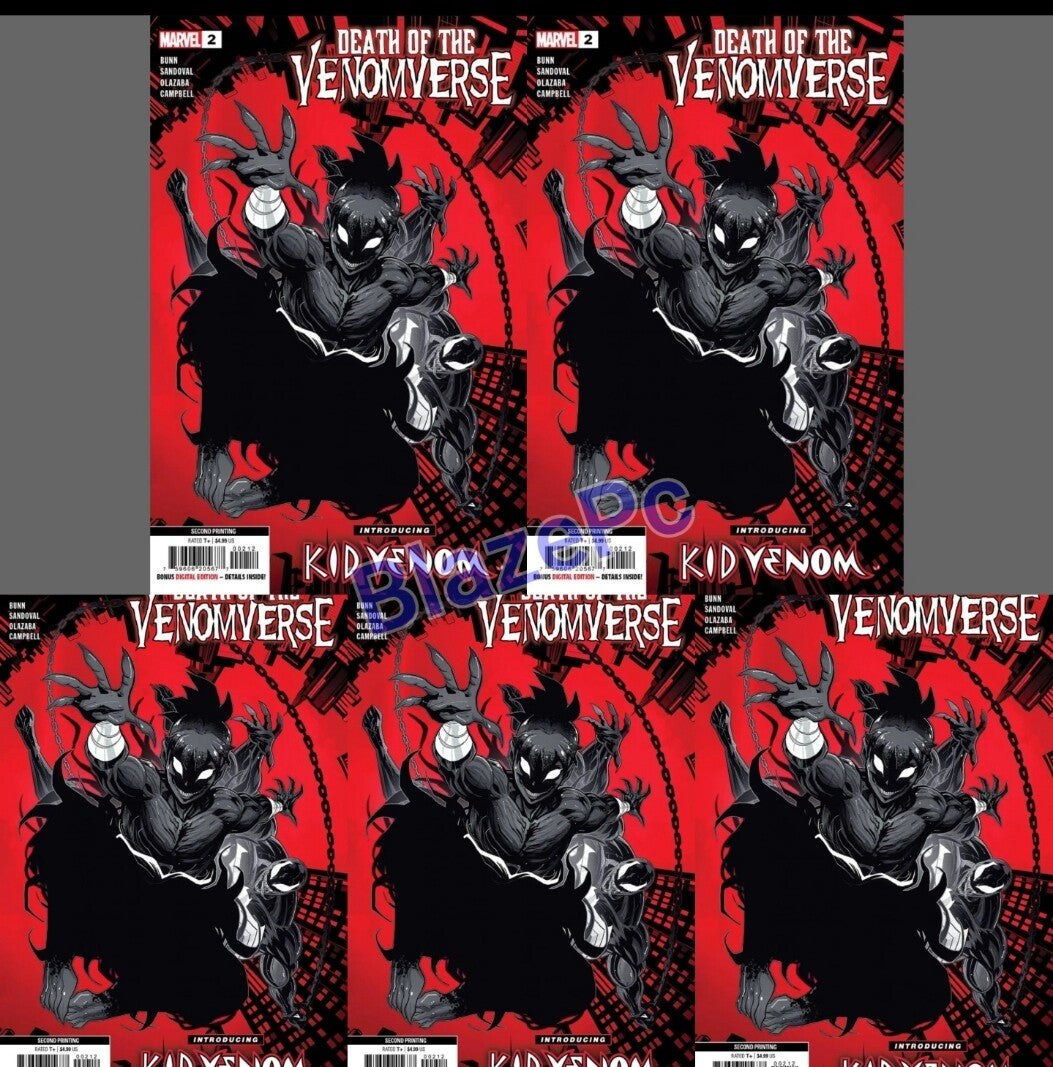 Death of Venomverse #2 2nd Print Vecchio Variant Bundle Options Marvel 2023 NM