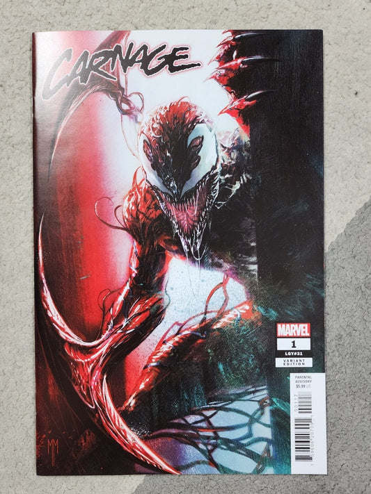 Carnage #1 1:25 Marco Mastrazzo Variant Marvel 2023 NM