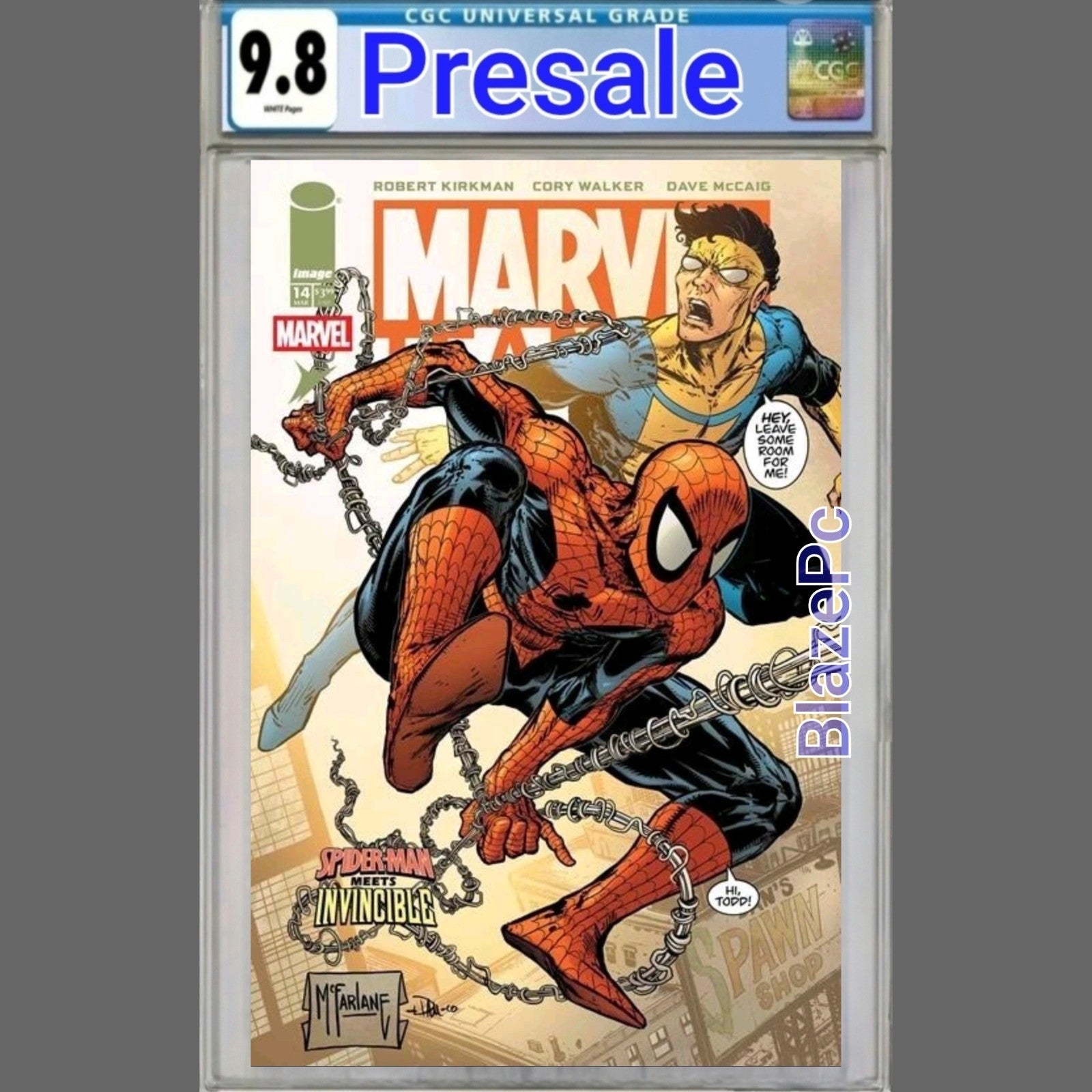 Marvel Team Up Facsimile #14 CGC 9.8 Cover D Todd McFarlane Variant 2026 PRESALE