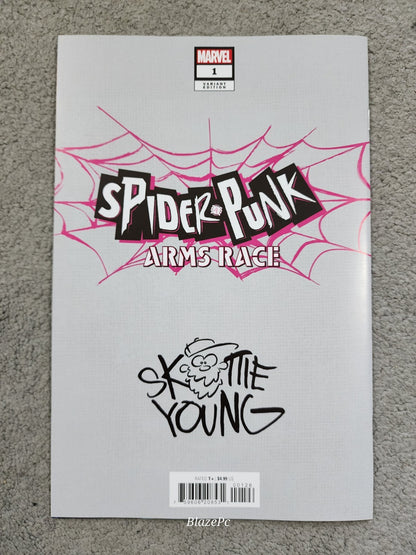 Spider-Punk Arms Race #1 Young Black Pink Variant 2 Book Set 2024 NM Lot of Pics