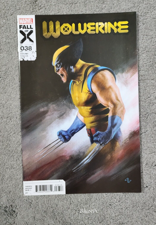 Wolverine #38 1:25 Adi Granov Incentive Variant Percy Marvel 2023 NM