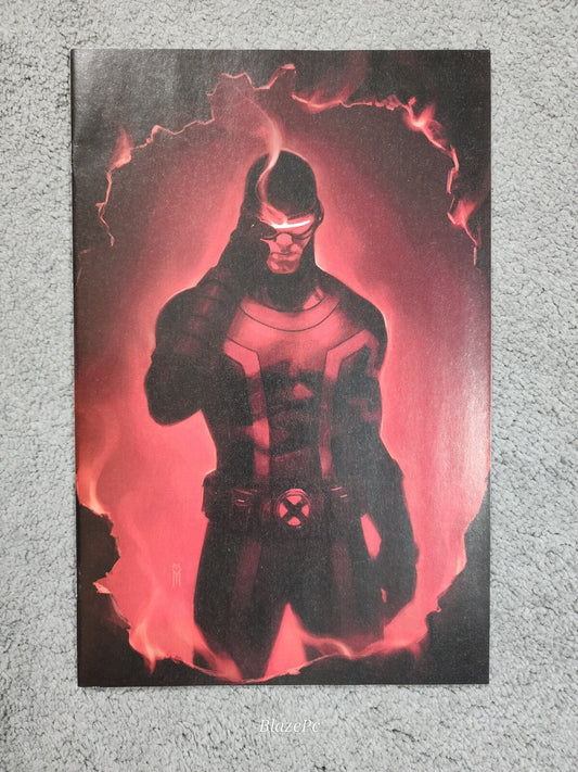X-Men #28 1:50 Miguel Mercado Cyclops VIRGIN Variant Duggan Marvel 2023 NM