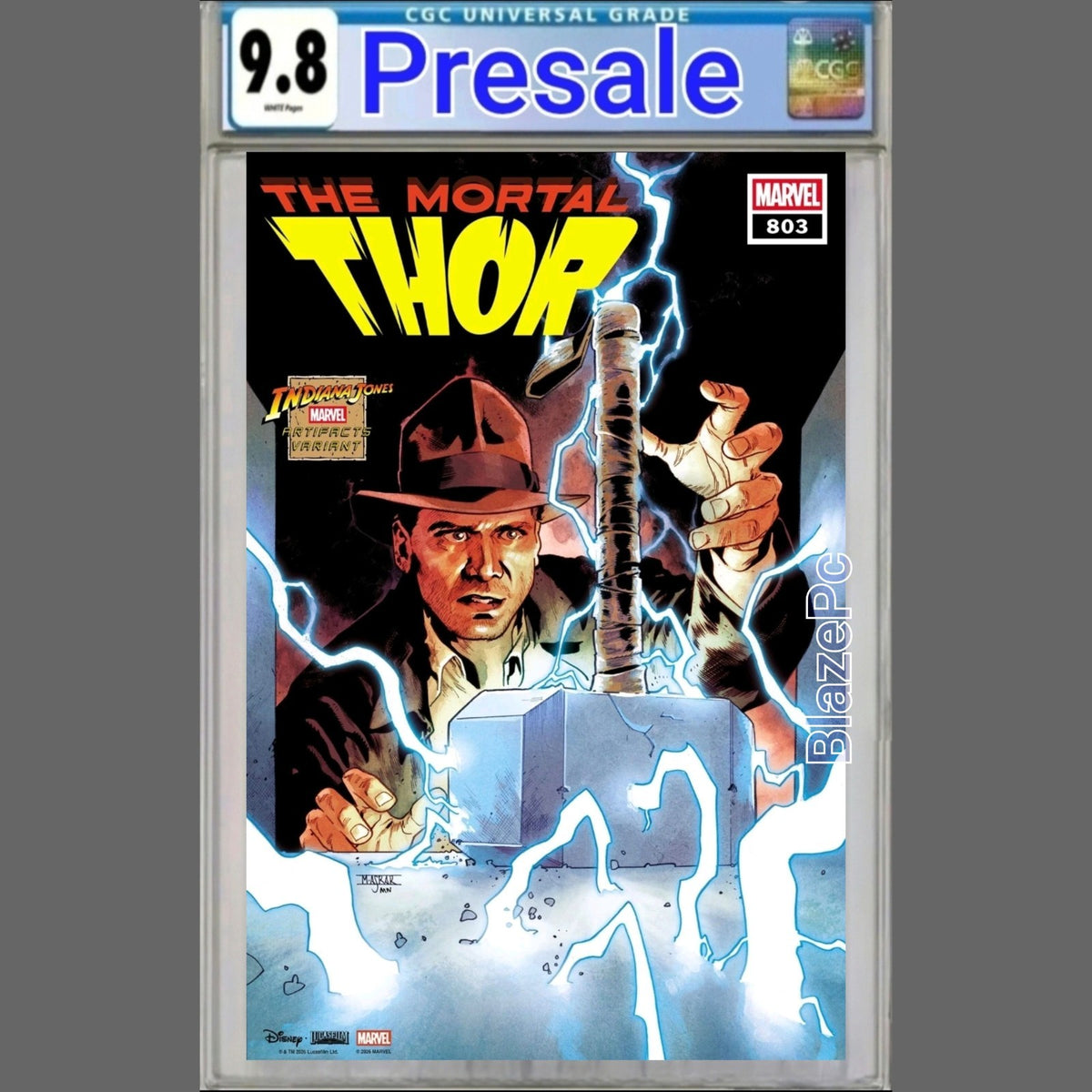 Thor #803 CGC 9.8 Mahmud Asrar Indiana Jones Marvel Artifact Variant PRESALE
