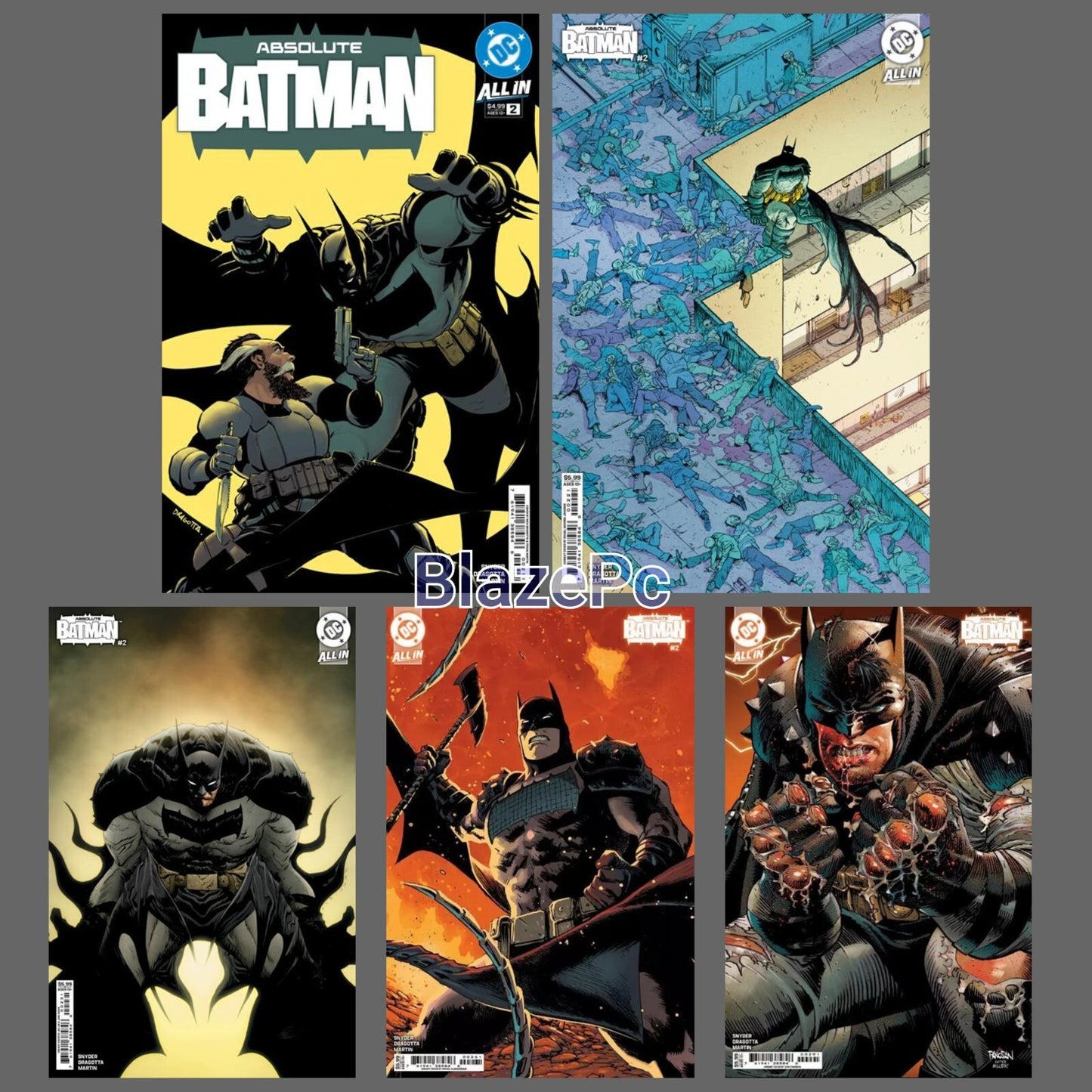 Absolute Batman #2 Cover A B C F G Variant Set or 1:25 1:50 Options DC 2024 NM
