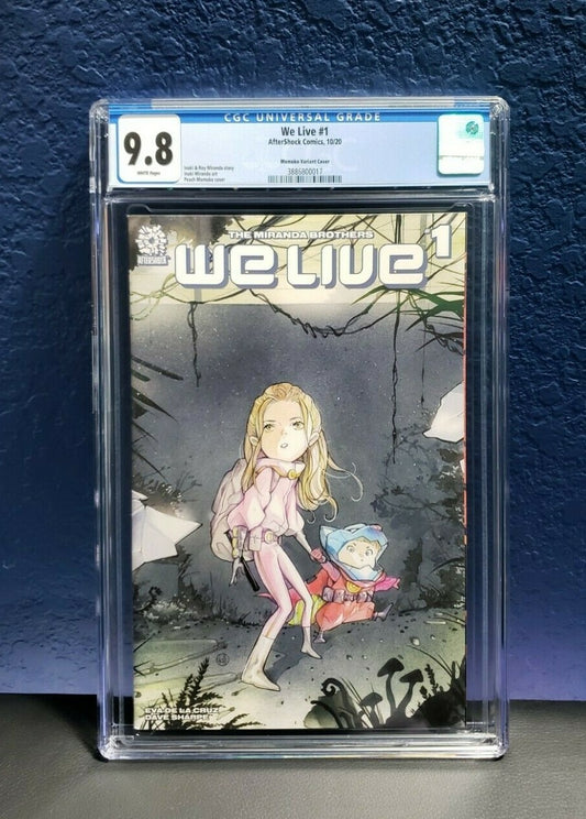 We Live #1 CGC 9.8 Peach Momoko Trade Dress Variant Aftershock Comics