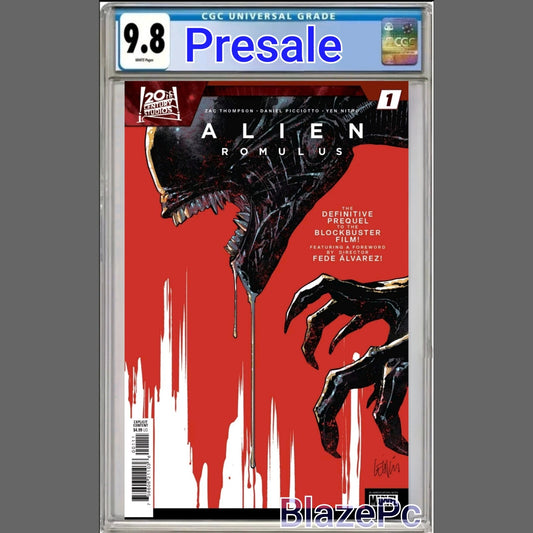 Alien Romulus #1 CGC 9.8 Cover A Leinil Yu Variant Thompson Marvel 2024 PRESALE