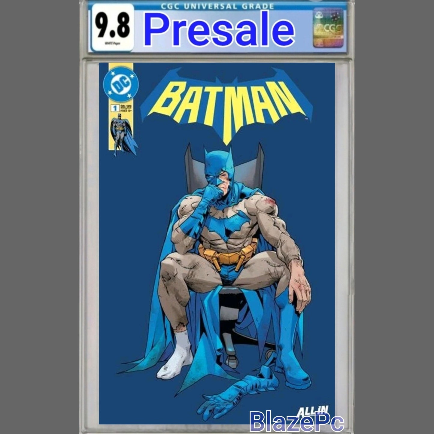 Batman #1 CGC 9.8 2nd Print Cover D Jorge Jimenez Variant DC 2025 PRESALE