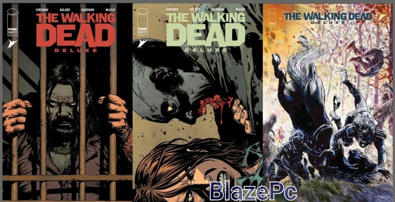 Walking Dead Deluxe #128 Cover A B C Variant Set Options Image 2026 Presale 1/7