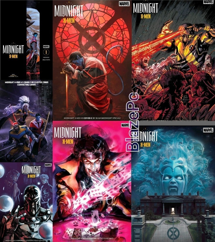 Midnight X-Men #1 Cover A B C D F H I Variant Set Options 2026 Presale 10/7