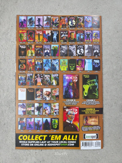 Mark Spears Monsters The Monster & The Wolf #1 1:420 Ratio A20 A50 Foil Set NM