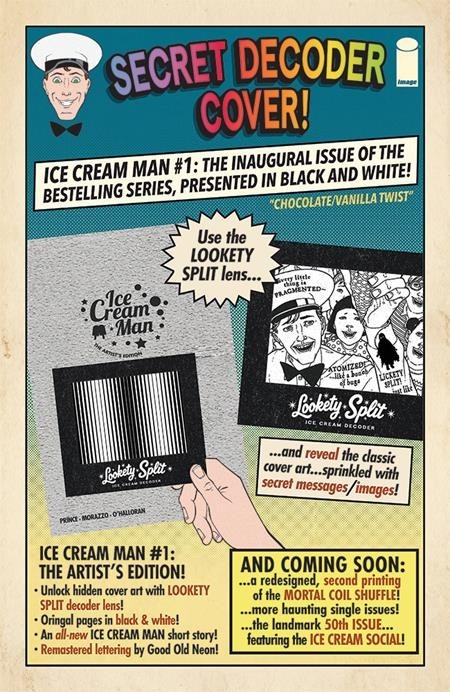 Ice Cream Man #1 Chocolate Vanilla Twist Edition Variant Image Presale 10/14
