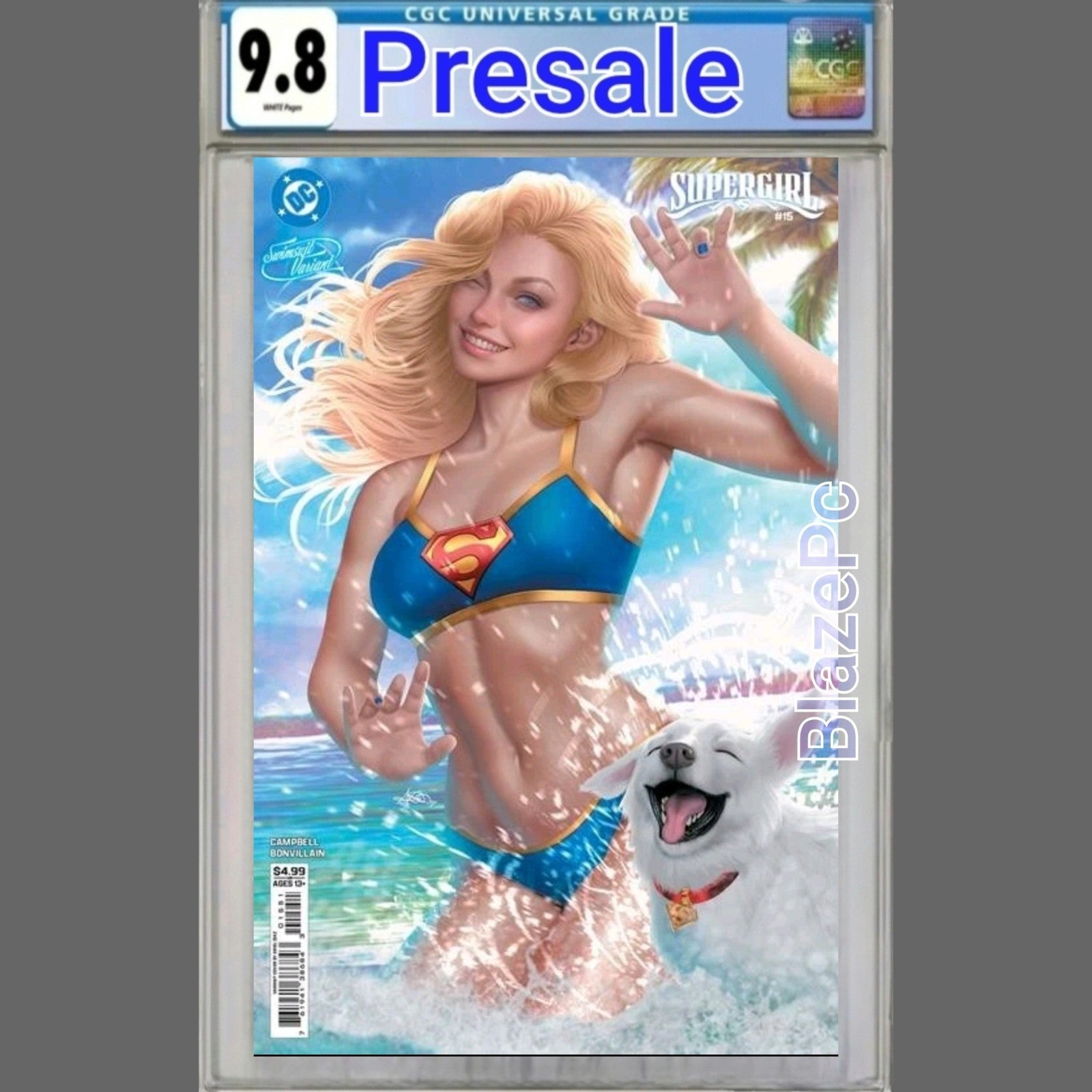 Supergirl #15 CGC 9.8 Cover E Ariel Diaz Swimsuit Variant DC Comics 2026 PRESALE