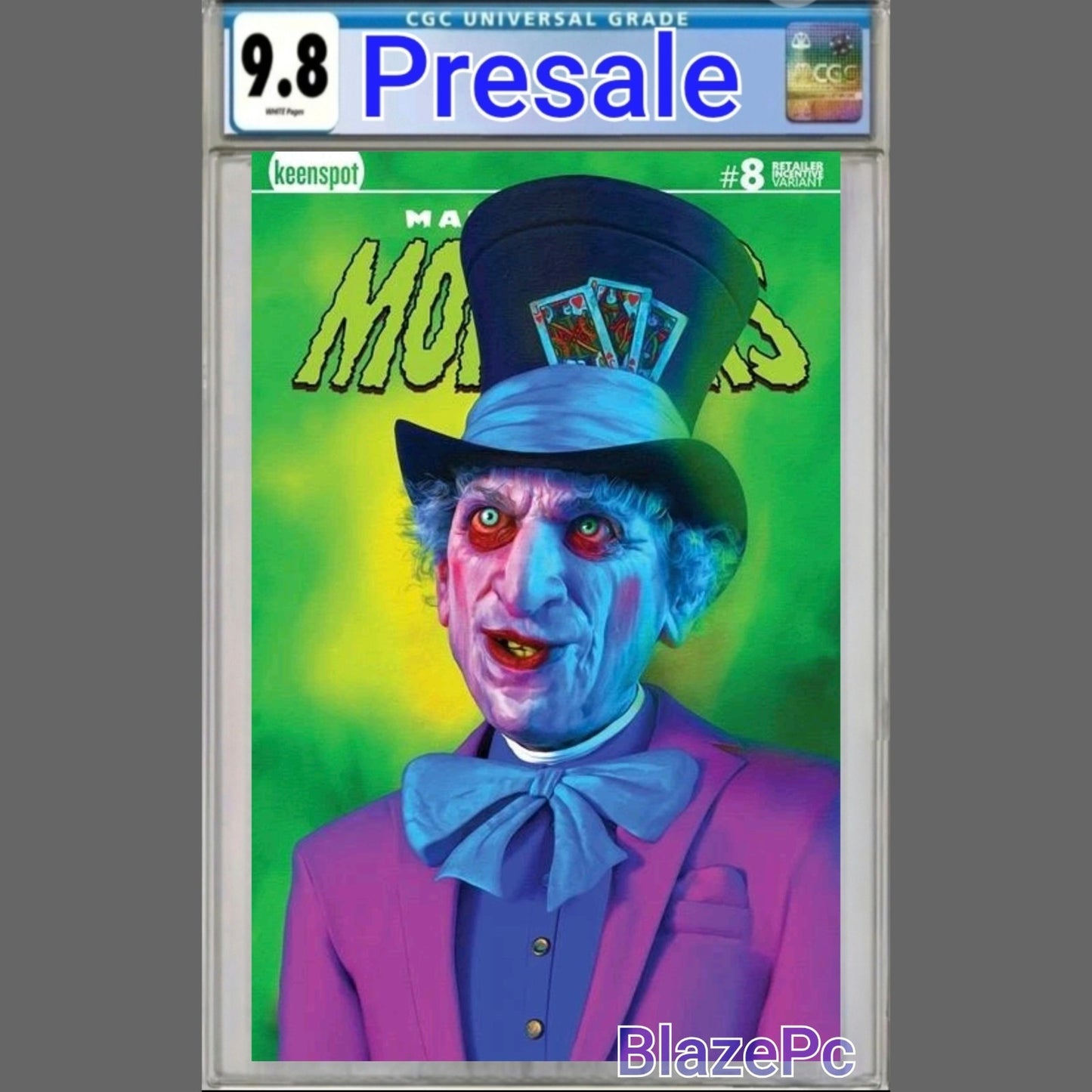 Mark Spears Monsters #8 CGC 9.8 1:500 Glow In Dark Blind Bag Variant PRESALE