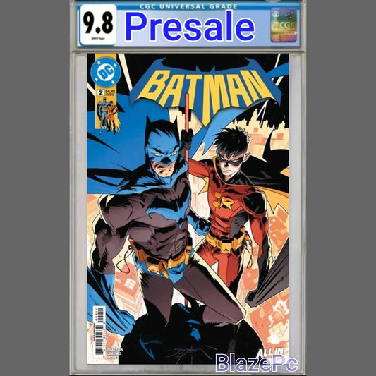 Batman #2 CGC 9.8 Jorge Jimenez Cover A 1st Print Matt Fraction DC 2025 PRESALE