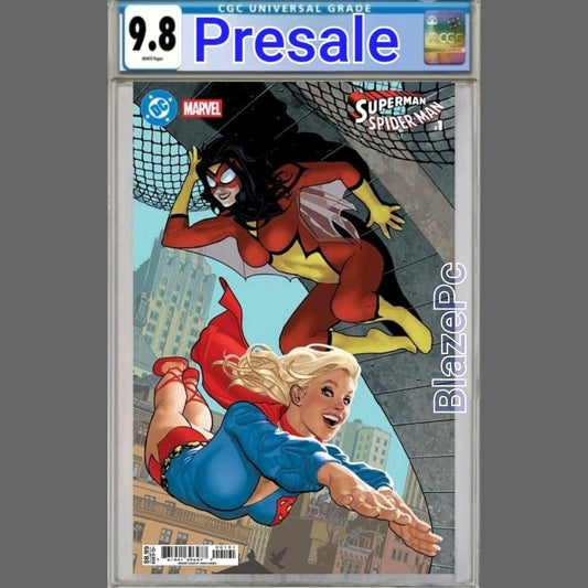 DC Marvel Superman Spider-Man #1 CGC 9.8 Adam Hughes Cover I Variant PRESALE