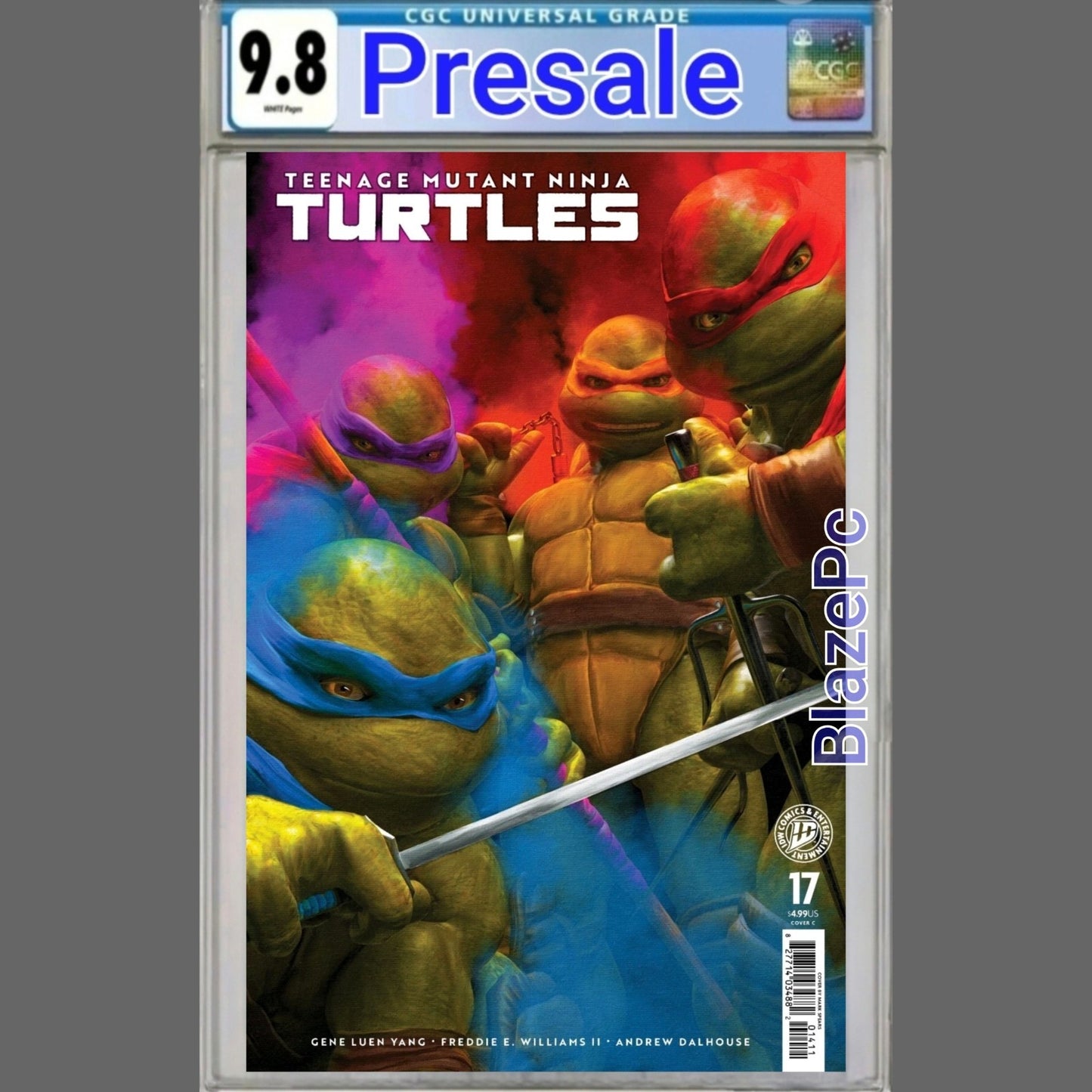 Teenage Mutant Ninja Turtles #17 CGC 9.8 Mark Spears Cover C Variant PRESALE