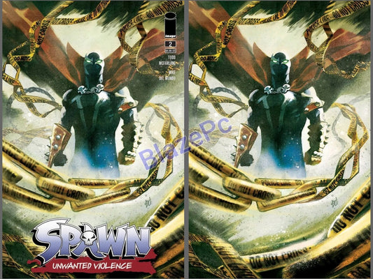 Spawn Unwanted Violence #2 Cover A B Variant Set Options Image 2023 NM