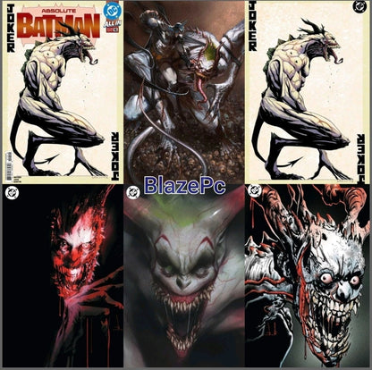 Absolute Batman #15 2nd Print Cover A B C D E F Variant Set Options Presale 2/11