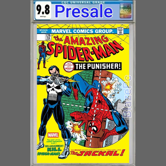 Amazing Spider-Man #129 CGC 9.8 Facsimile Cover A Variant Punisher 2026 PRESALE