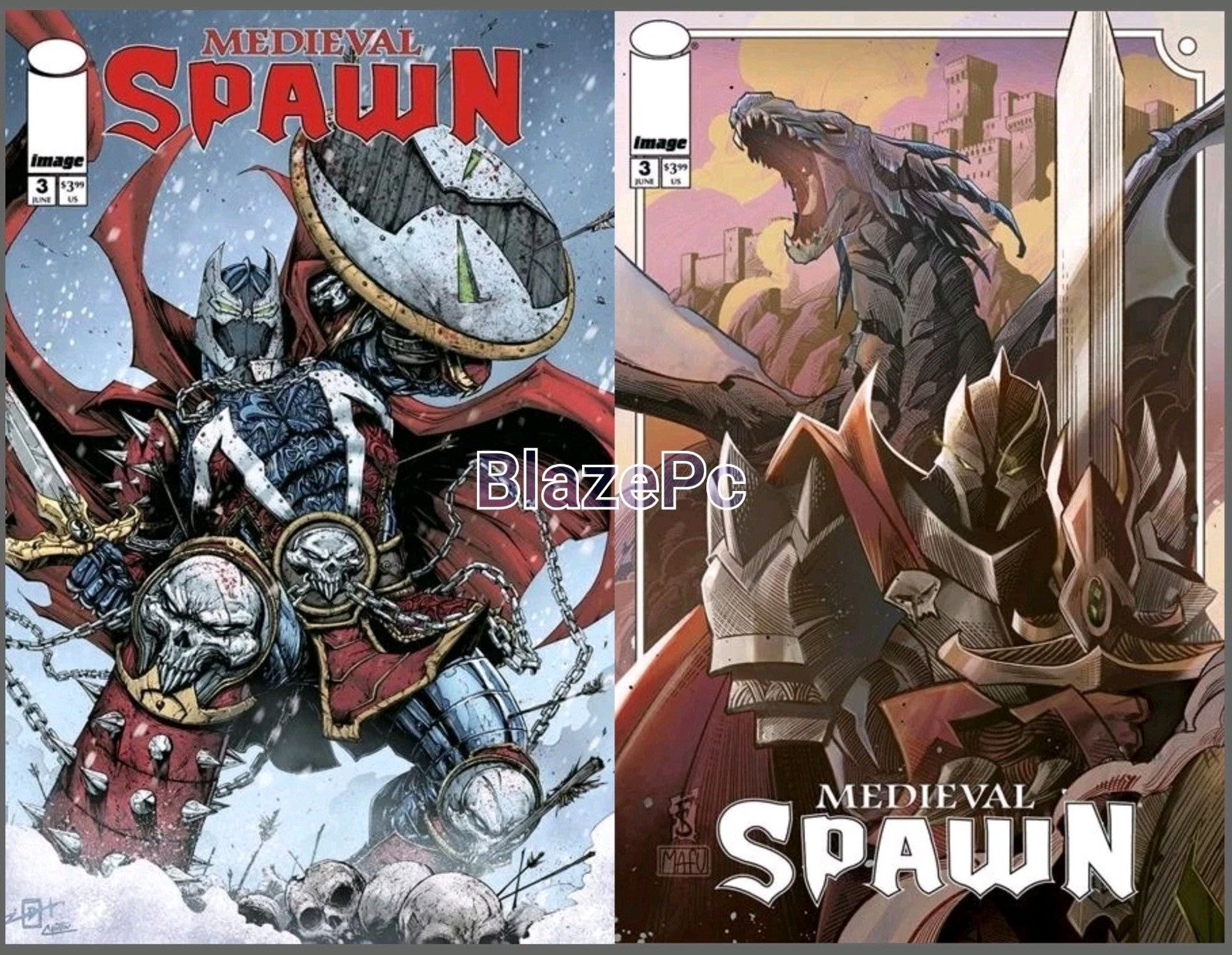Medieval Spawn #3 Cover A B Variant Set Options Image Comics 2025 NM