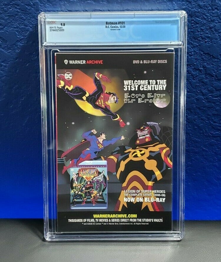 Batman #101 CGC 9.8 Cover B Mattina Variant Tynion DC Comics 2020