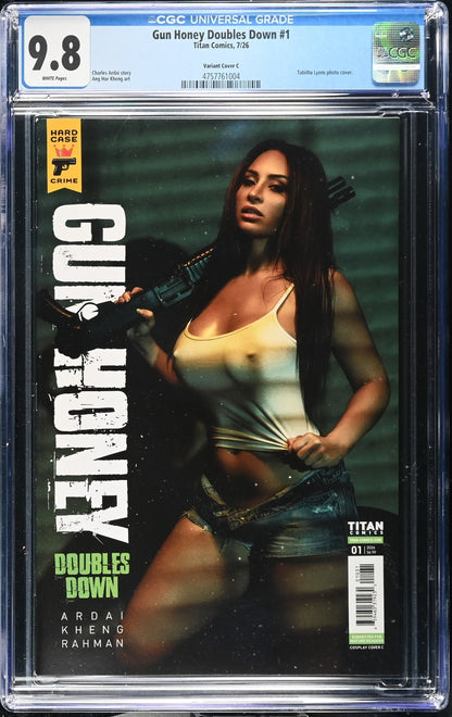 Gun Honey Doubles Down #1 CGC 9.8 Cover C Cosplay Variant Titan Comics 2026