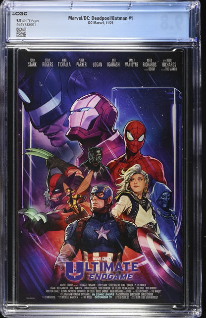 Deadpool Batman #1 CGC 9.8 Greg Capulo Cover A 1st Print DC Marvel Comics 2025