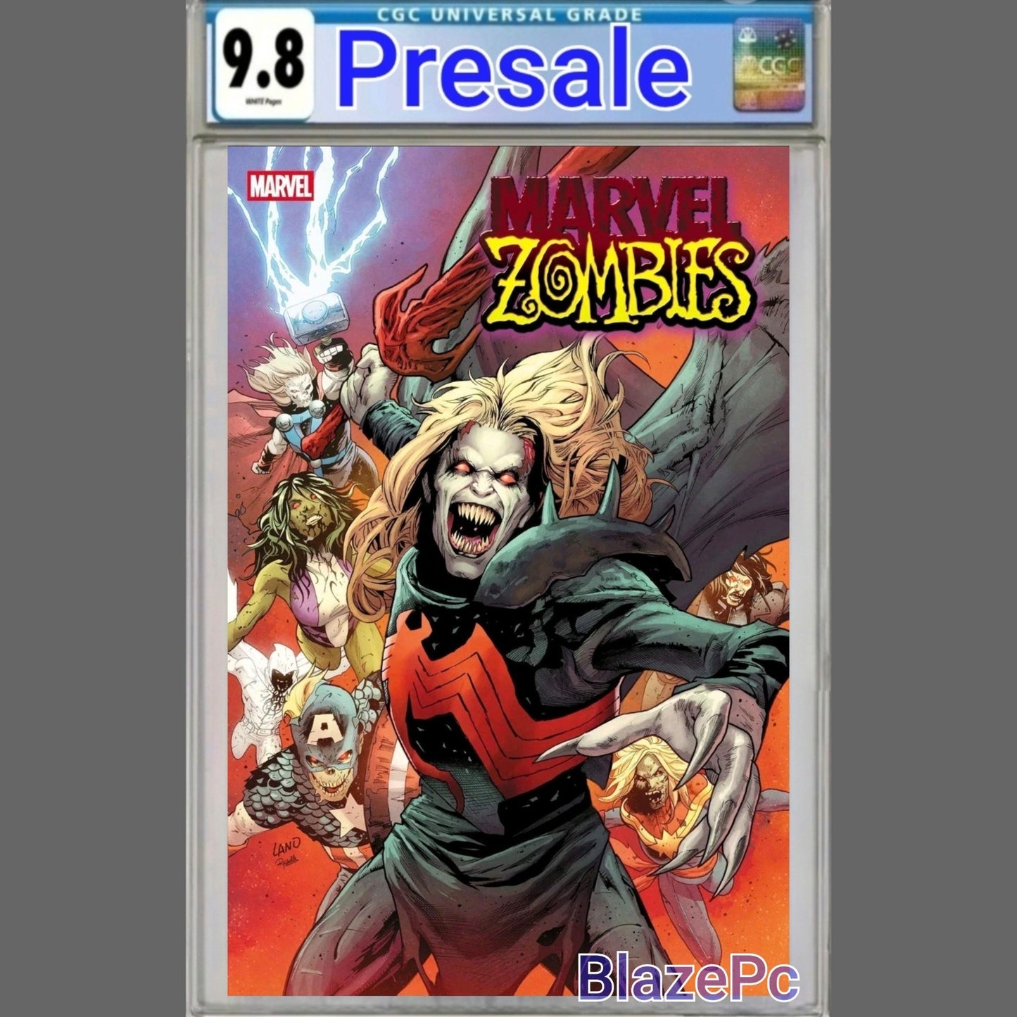 Marvel Zombies Red Band #5 CGC 9.8 Greg Land Cover A Marvel 2026 PRESALE