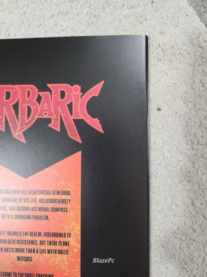 Barbaric #1 1st Print Cover A Moreci Gooden Vault Comics 2021 Lots of Pics NM