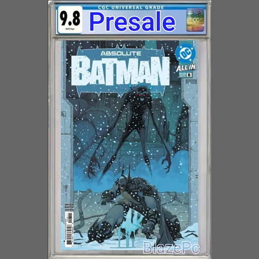 Absolute Batman #8 CGC 9.8 Nick Dragotta Cover A Variant Mr Freeze 2025 PRESALE