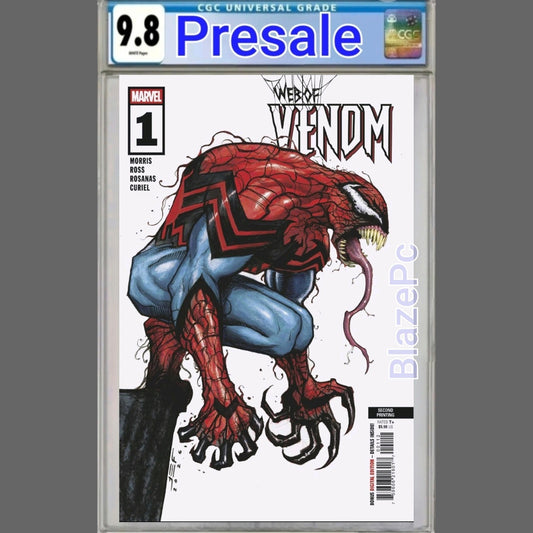 Web of Venom #1 CGC 9.8 2nd Print Juan Ferreyra Variant Marvel 2026 PRESALE