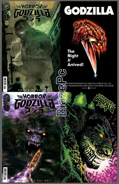 The Horror of Godzilla #1 Cover A B C D Variant Set Option IDW 2026 Presale 7/29