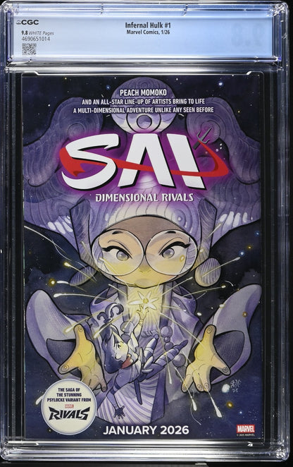 Infernal Hulk #1 CGC 9.8 Nic Klein Cover A 1st Print Marvel Comics 2025