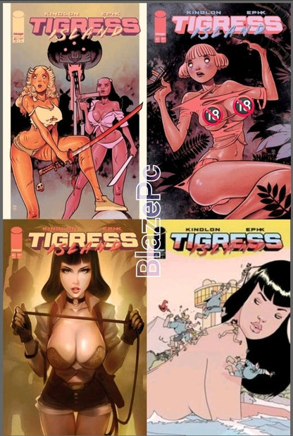 Tigress Island #4 Cover A B C D Variant Set Options Image Comics Presale 6/10