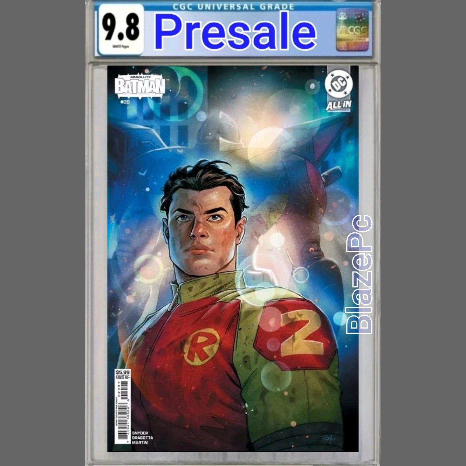 Absolute Batman #20 CGC 9.8 1st Print Cover F Robles Variant Robin PRESALE