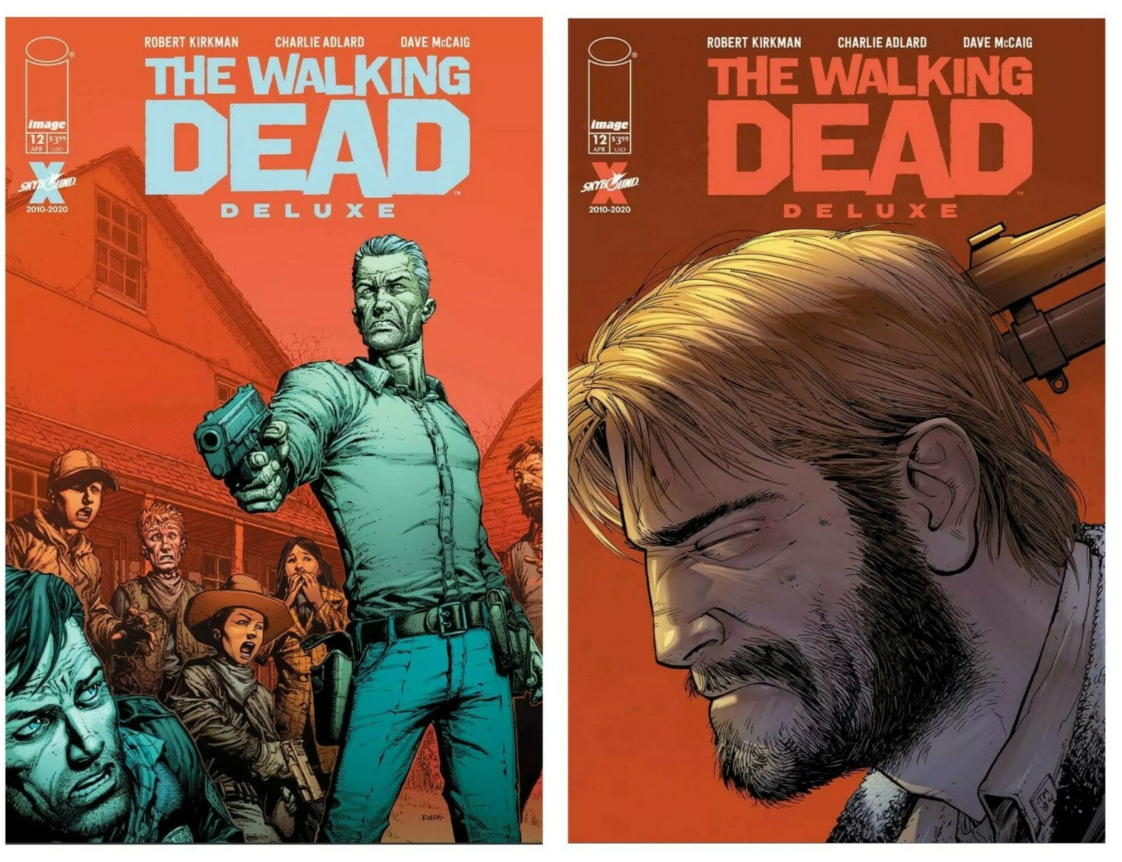 Walking Dead Deluxe #12 Cover A B Variant Set Options NM