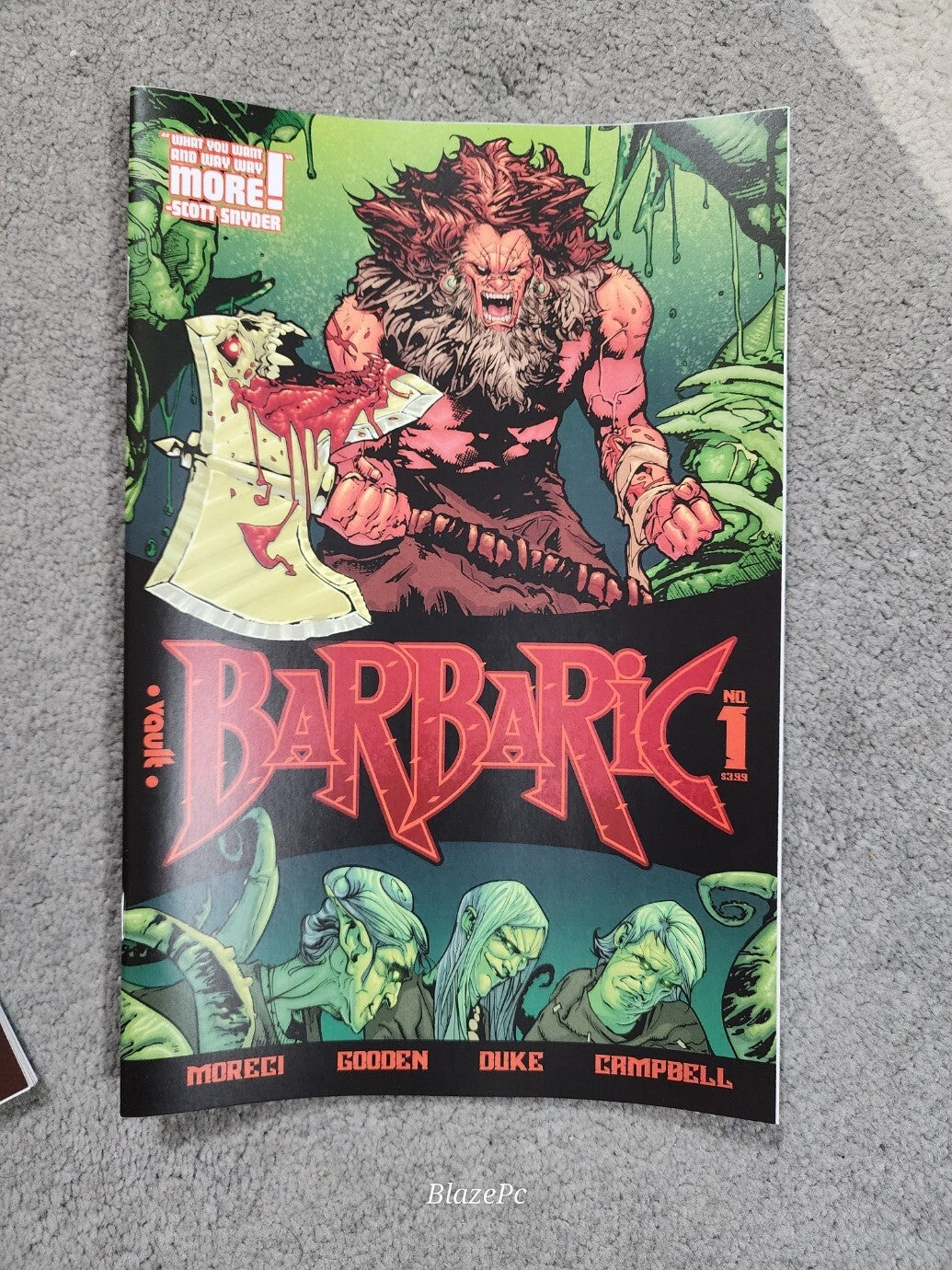 Barbaric #1 1st Print A B C D Polybagged Complete SET Vault Comics 2021 NM